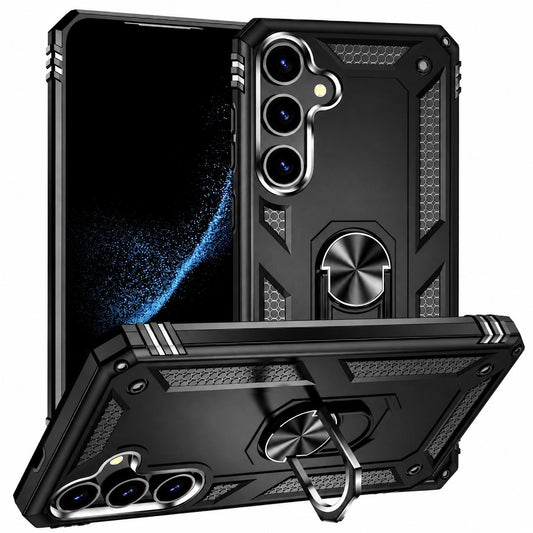 Black Samsung Galaxy A26 phone case, Anti-Drop Hybrid Case design, mobile phone cover design