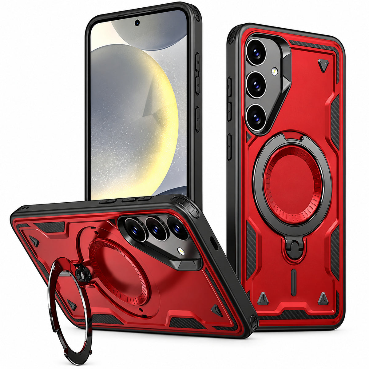 Sparta Magsafe Ring Case for Samsung Galaxy S26 FE - Red