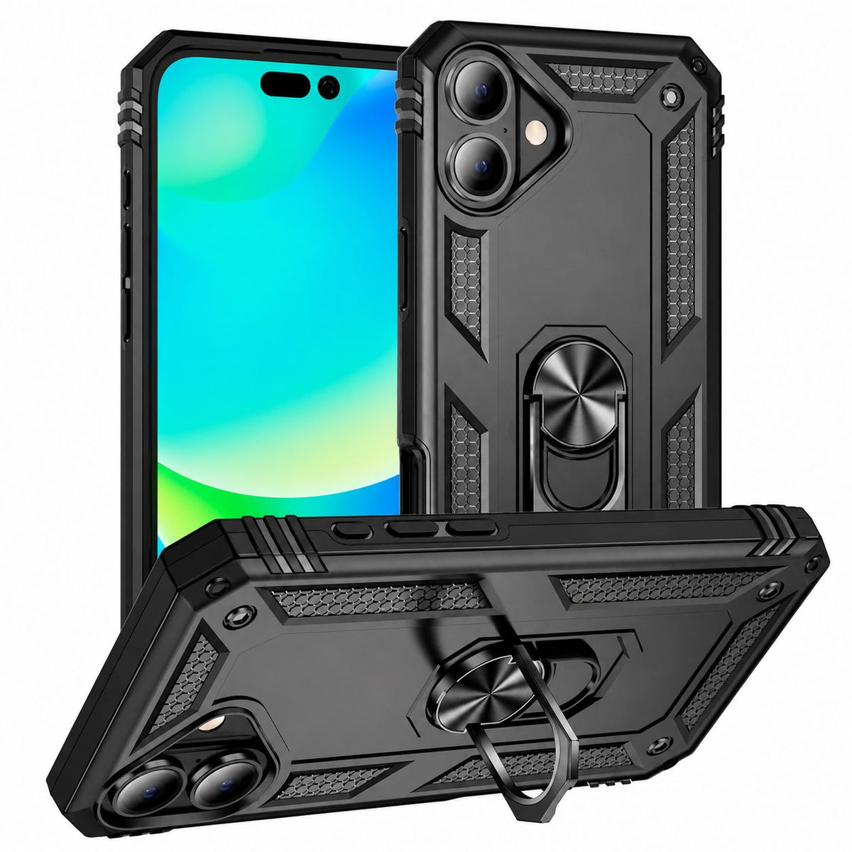Anti-Drop Hybrid Case for Samsung Galaxy A07 - Black