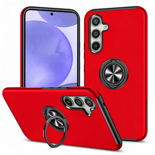 Swirl Invisible Ring Case for Samsung Galaxy A18 / A17 - Red