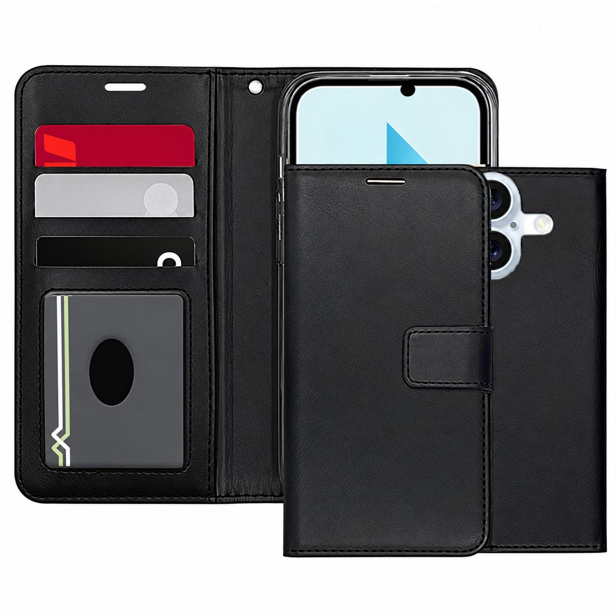 Photo ID Wallet for Samsung Galaxy A07 - Black