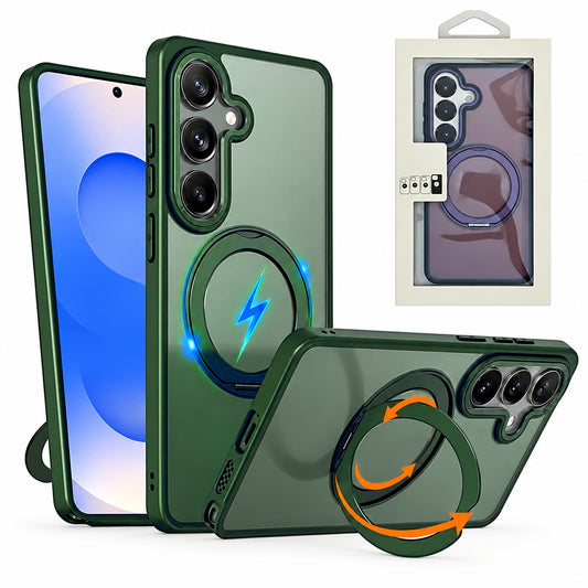 MagSafe Tilt Ring Stand Case Samsung Galaxy S26 Plus - Green