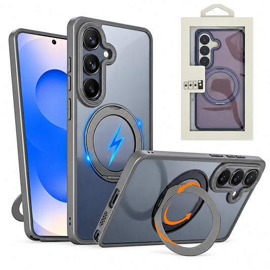 MagSafe Tilt Ring Stand Case Samsung Galaxy S26 Plus - Grey