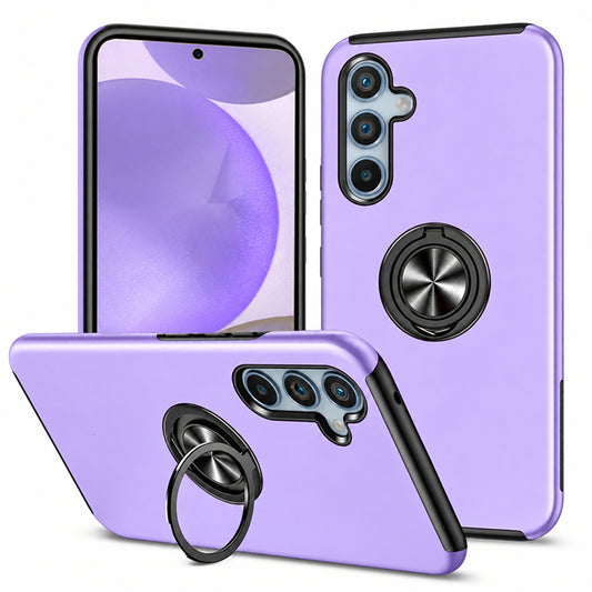 Swirl Invisible Ring Case for Samsung Galaxy S26 FE - Light Purple
