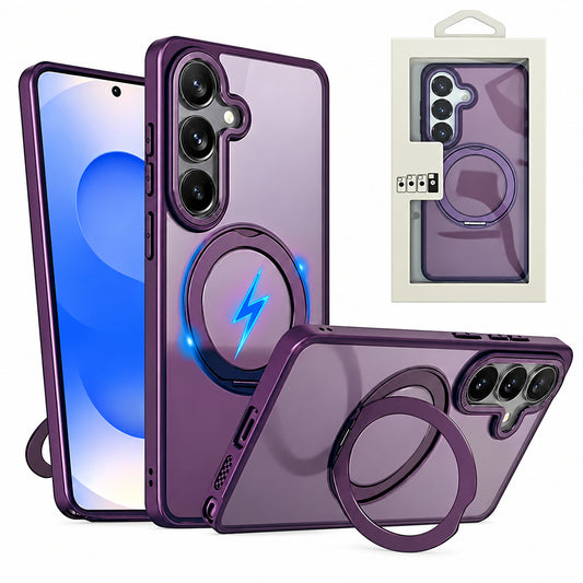 MagSafe Tilt Ring Stand Case Samsung Galaxy S26 Plus - Deep Purple