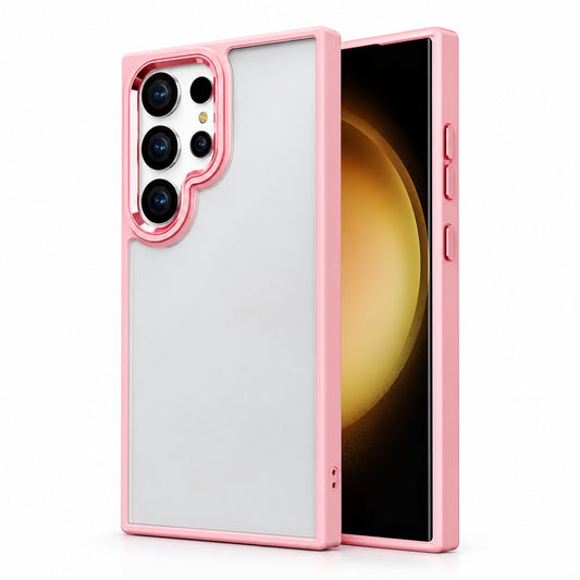 Matt Ultra-Hybrid Case for Samsung Galaxy S24 Ultra - Rose Gold