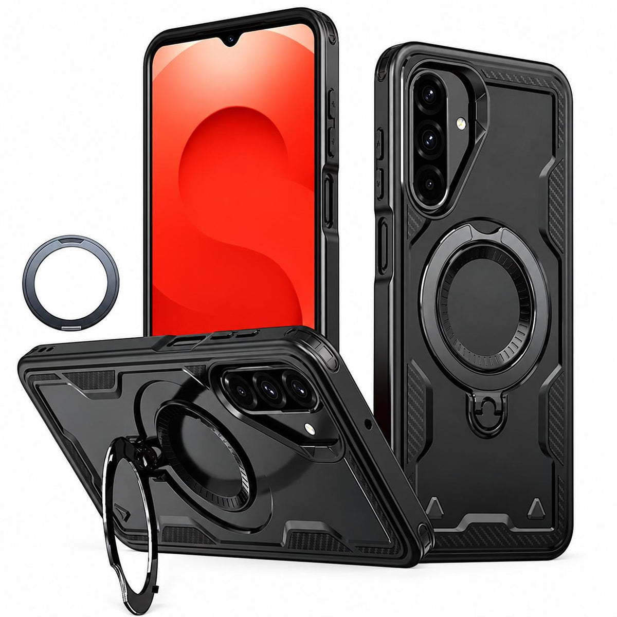Sparta Magsafe Ring Case for Samsung Galaxy A26 - Black