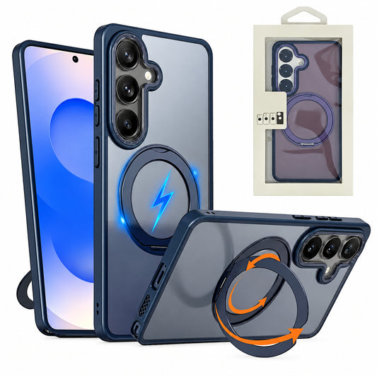 MagSafe Tilt Ring Stand Case Samsung Galaxy S26 Plus - Blue
