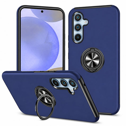 Swirl Invisible Ring Case for Samsung Galaxy S26 FE - Navy