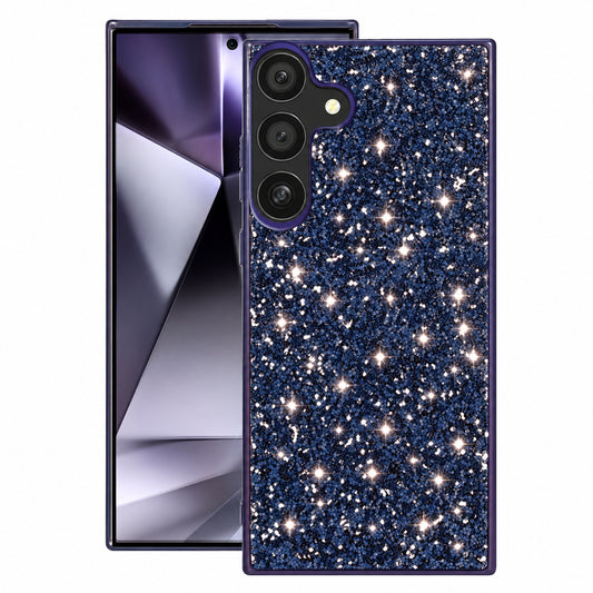 Luxury Rhinestone Case for Samsung Galaxy S25 Plus - Blue