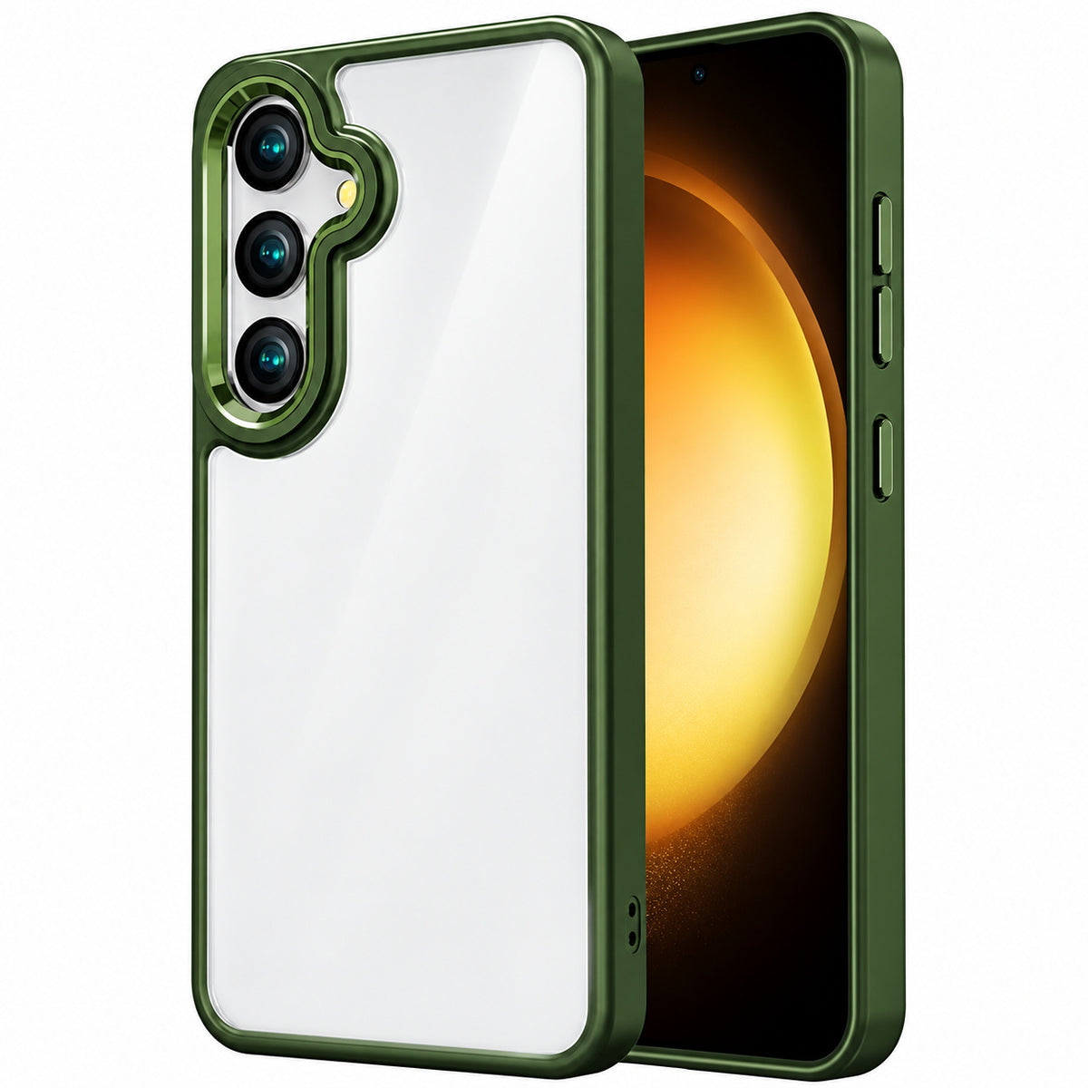 Matt Ultra-Hybrid Case for Samsung Galaxy A36 - Green