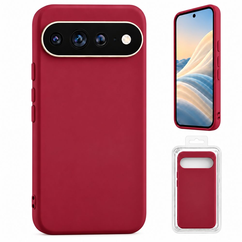 Premium Liquid Silicone for Google Pixel 11 Pro XL - Wine