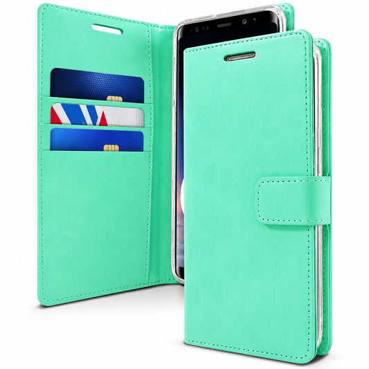 BlueMoon Diary (Goospery) Case for Samsung Galaxy S22 Plus - Teal