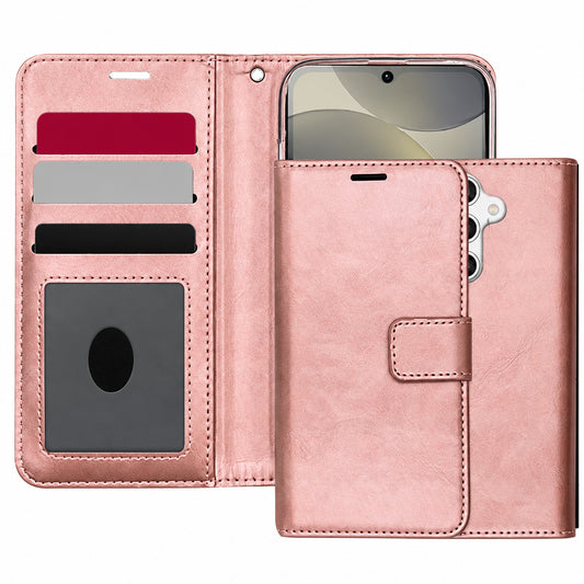 Photo ID Wallet for Samsung Galaxy A56 - Rose Gold