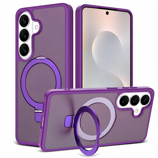MagSafe Robust Stand Case Samsung Galaxy S26 Plus - Deep Purple
