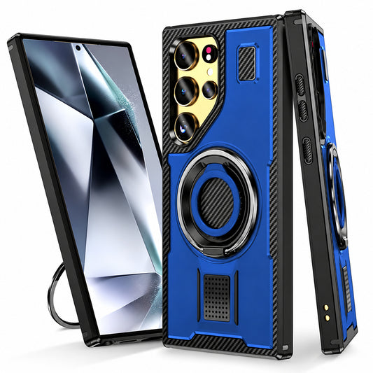 Ring Grip and Stand for Samsung Galaxy S25 Ultra - Blue