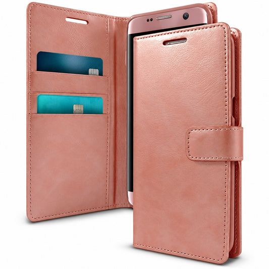 BlueMoon Diary (Goospery) Case for Samsung Galaxy S22 Plus - Rose Gold