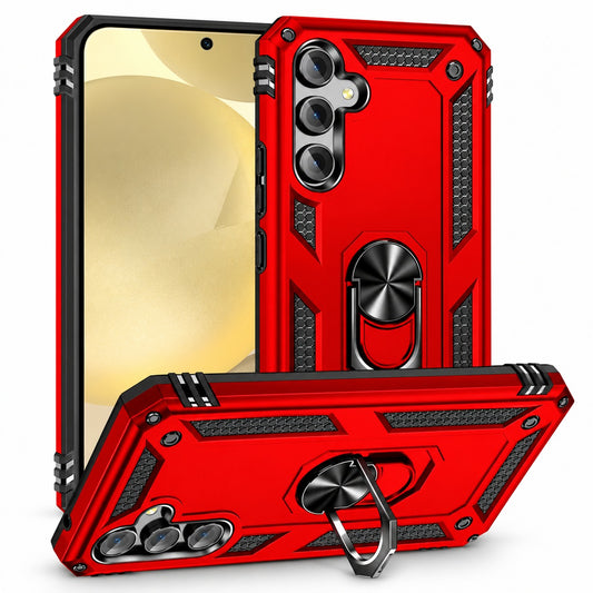Anti-Drop Hybrid Case for Samsung Galaxy S24 FE - Red
