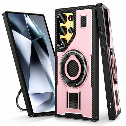 Ring Grip and Stand for Samsung Galaxy S25 Ultra - Pink