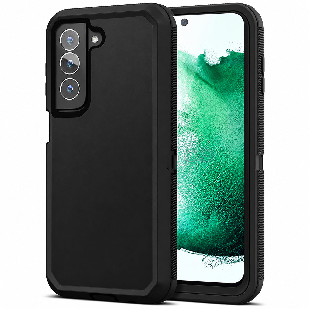 Triple Protection Case for Samsung Galaxy S23 - Black