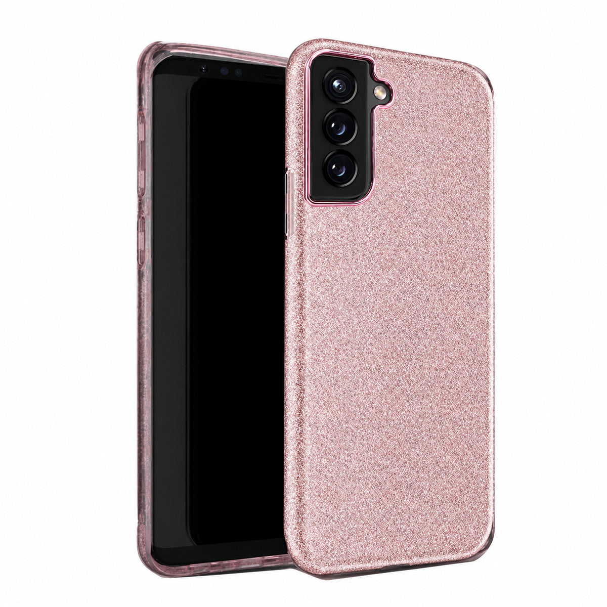 3-in-1 Glitter for Samsung Galaxy A35 5G - Rose Gold