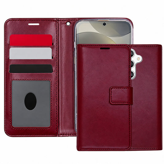 Photo ID Wallet for Samsung Galaxy A56 - Wine
