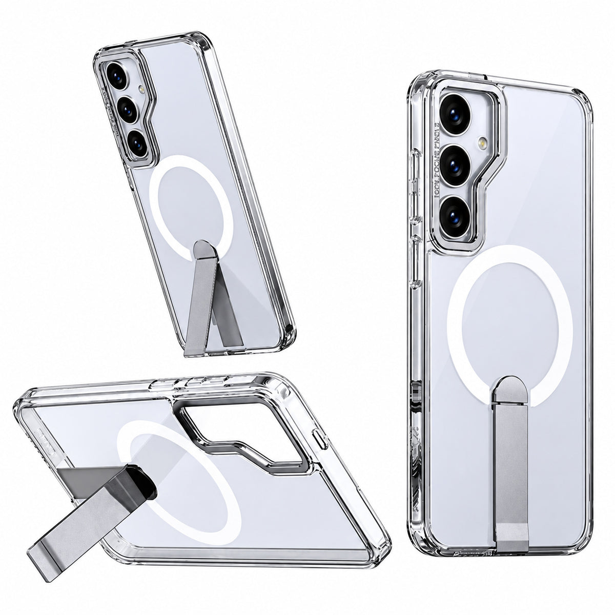 Magsafe iStand Case for Samsung Galaxy S25 FE - Clear