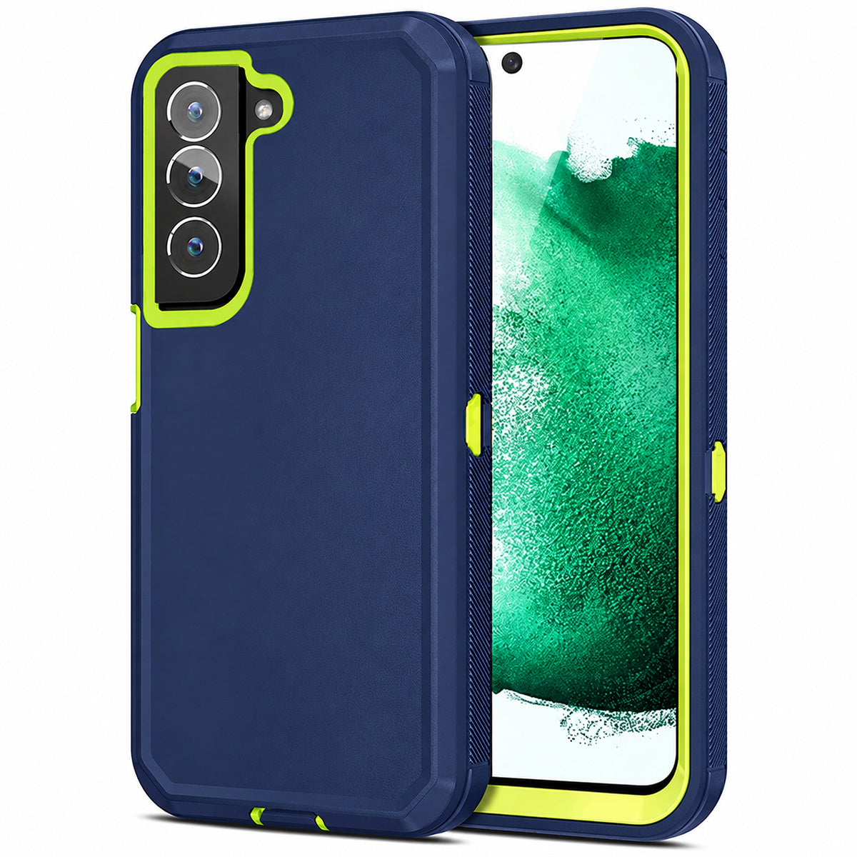Triple Protection Case for Samsung Galaxy S23 - Lime