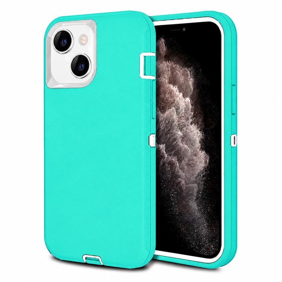 Triple Protection Case for Apple iPhone 13 Mini/12 Mini - Teal