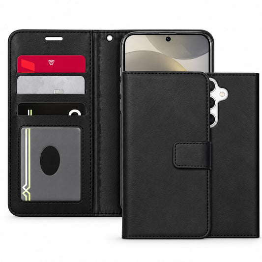 Photo ID Wallet Case for Samsung Galaxy S24 FE - Black