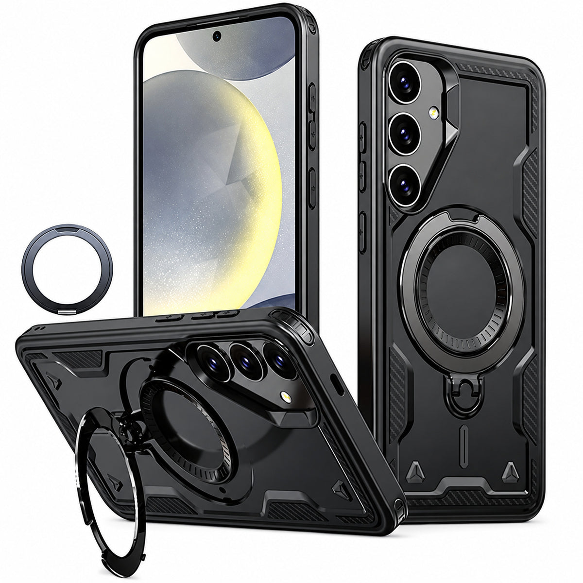 Sparta Magsafe Ring Case for Samsung Galaxy A16 - Black