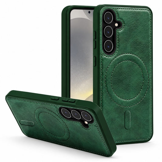 Engraved MagSafe Case for Samsung Galaxy S24 FE - Green