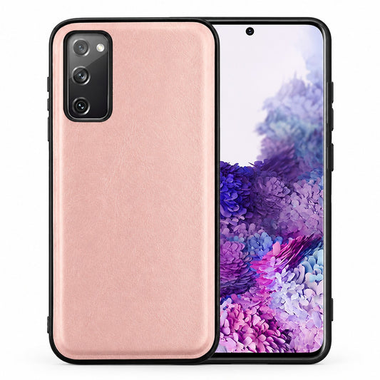 Pleather Case for Samsung Galaxy S20 - Rose Gold