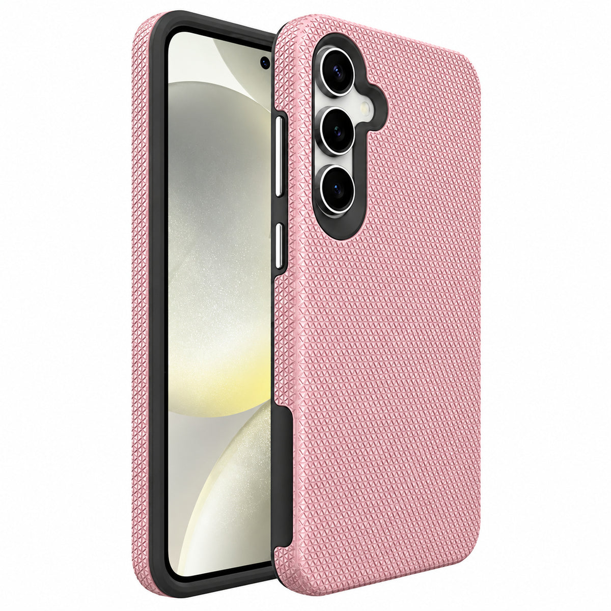Triangle Geometric Case for Samsung Galaxy S26 FE - Rose Gold