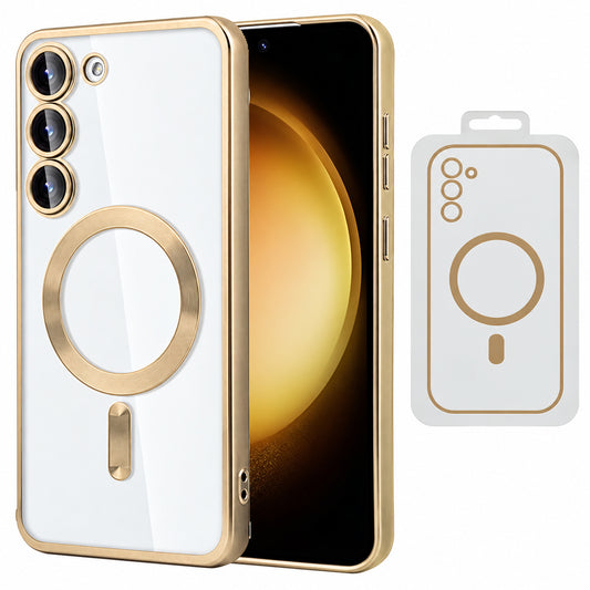 Electro Matt MagSafe Case for Samsung Galaxy S25 Plus - Gold