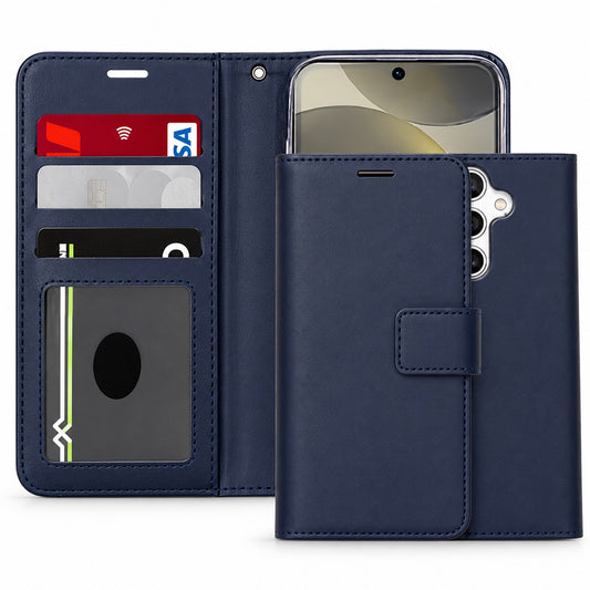 Photo ID Wallet Case for Samsung Galaxy S24 FE - Navy