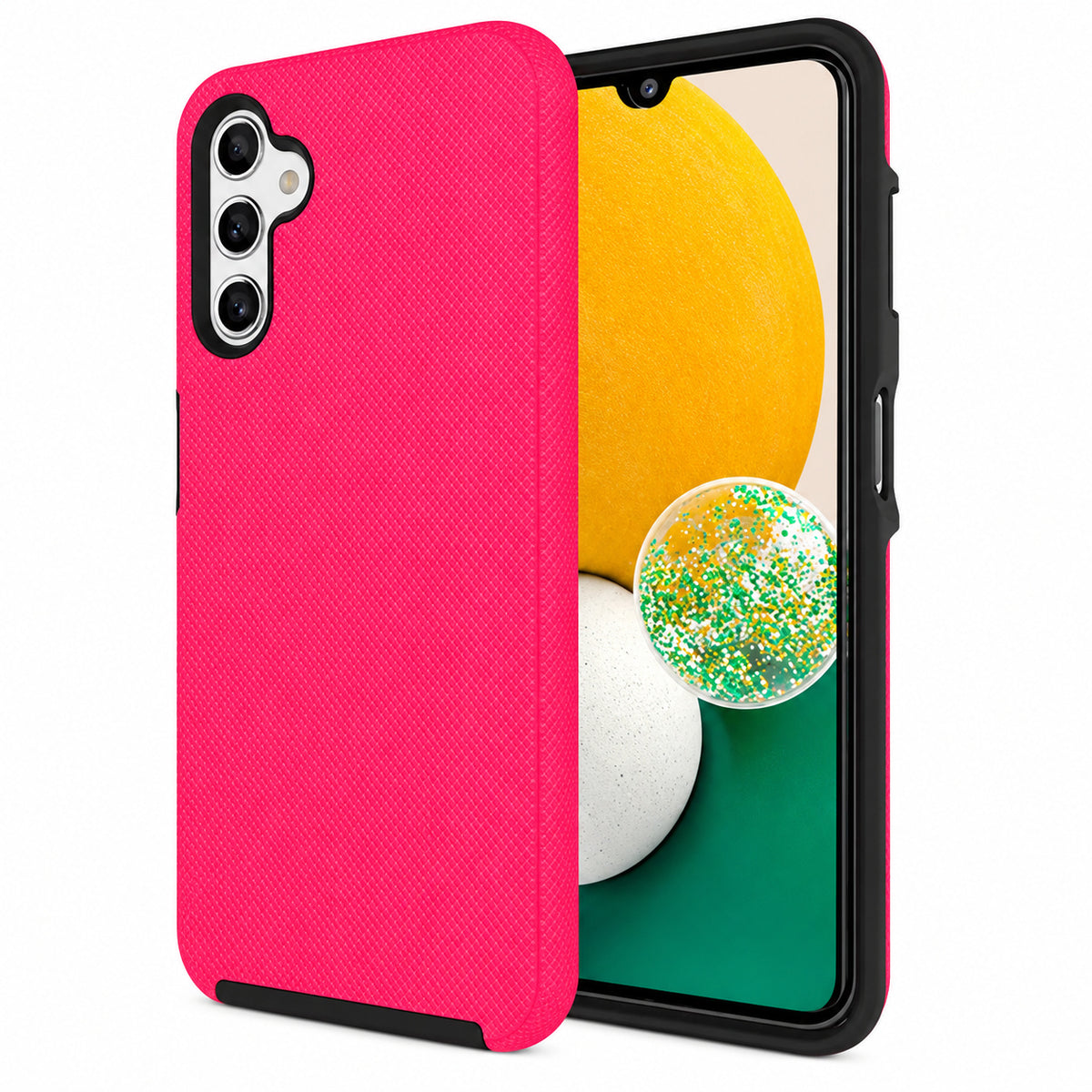 Dotted Comm Case for Samsung Galaxy S23 FE - Hot Pink