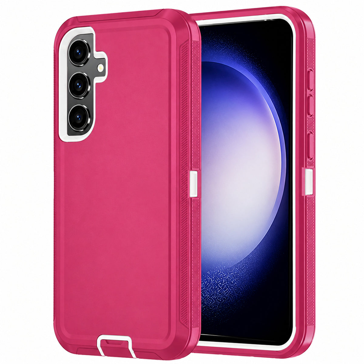 Triple Protection Case for Samsung Galaxy A57 - Hot Pink