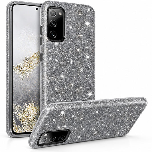 3-in-1 Glitter for Samsung Galaxy S24 Plus - Black