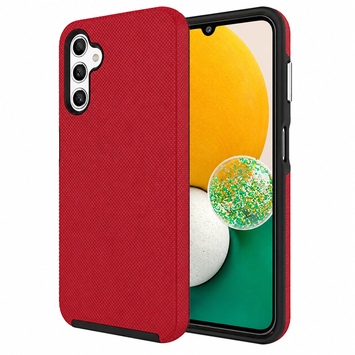 Dotted Comm Case for Samsung Galaxy S23 FE - Red