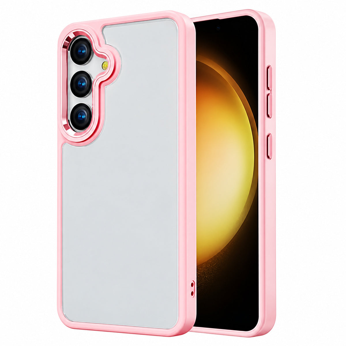 Matt Ultra-Hybrid Case for Samsung Galaxy S24 - Rose Gold
