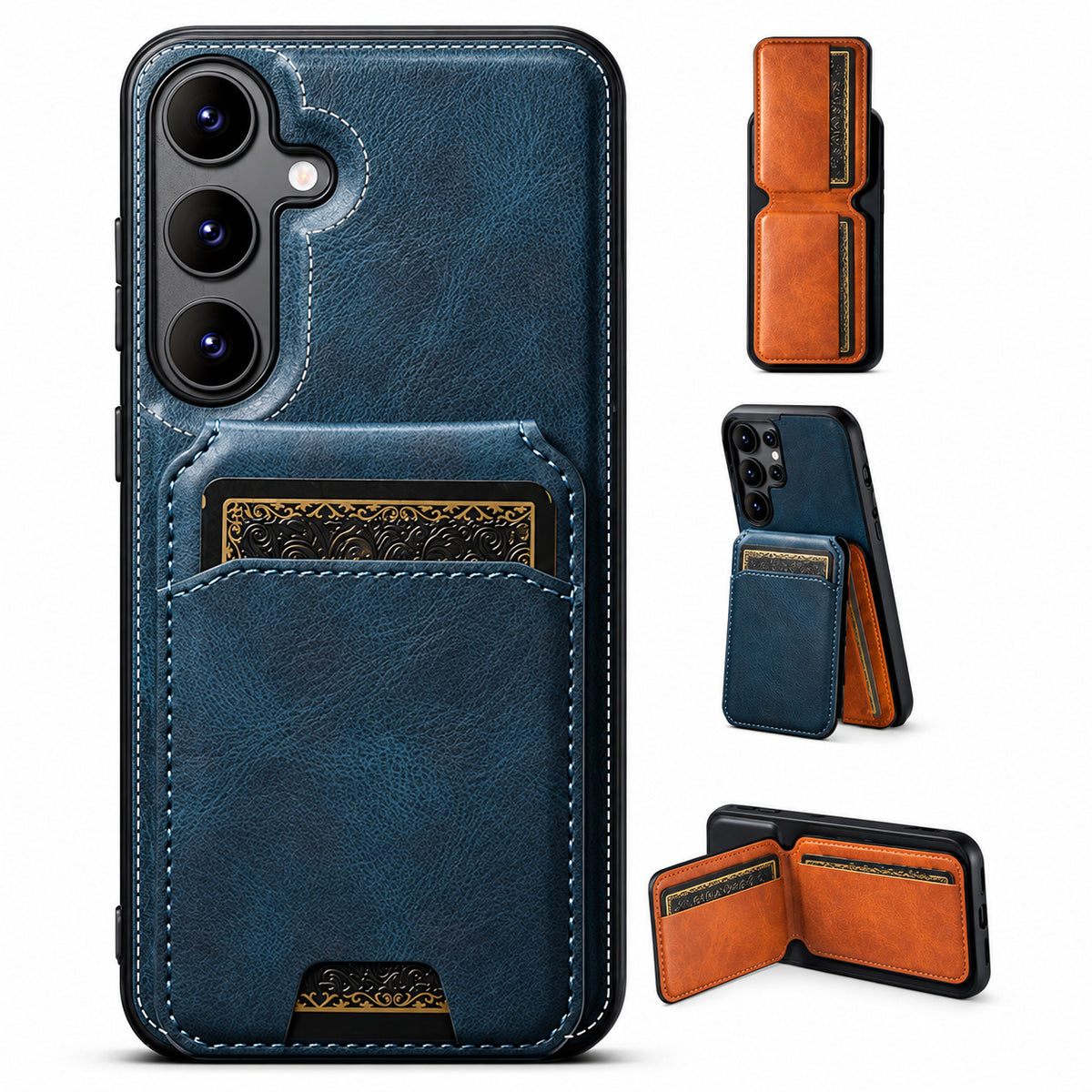 Stealth Wallet Case for Samsung Galaxy S25 FE - Navy