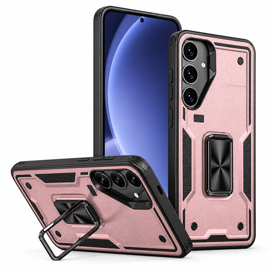 Adventure Ring Case for Samsung Galaxy S24 Plus - Rose Gold