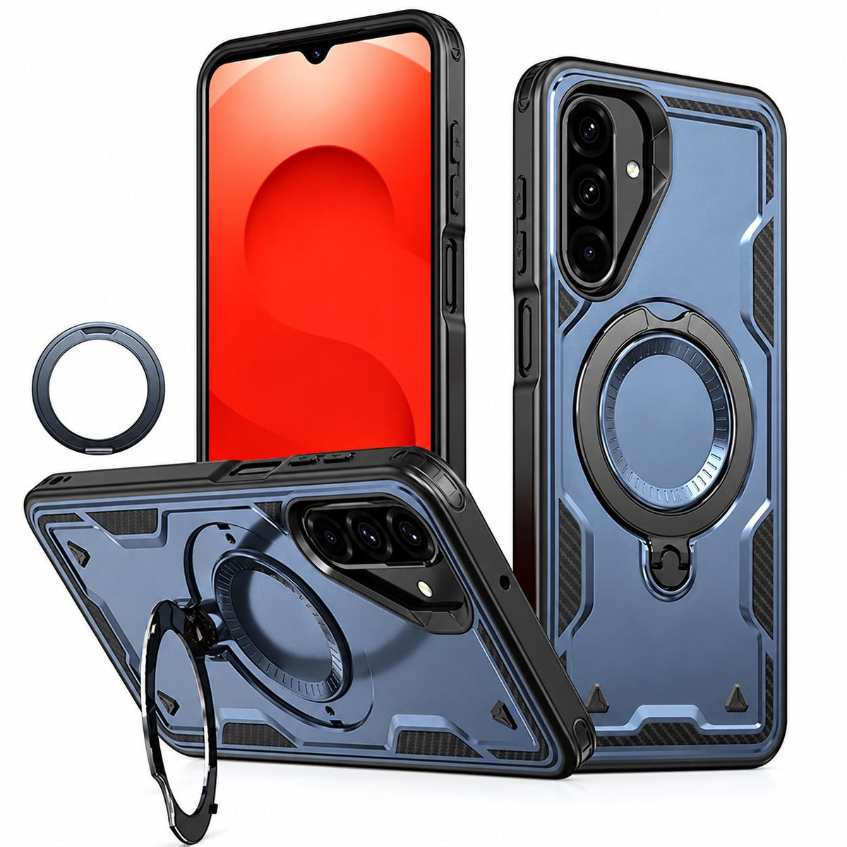 Sparta Magsafe Ring Case for Samsung Galaxy A26 - Navy