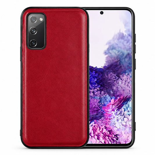 Pleather Case for Samsung Galaxy S20 - Wine