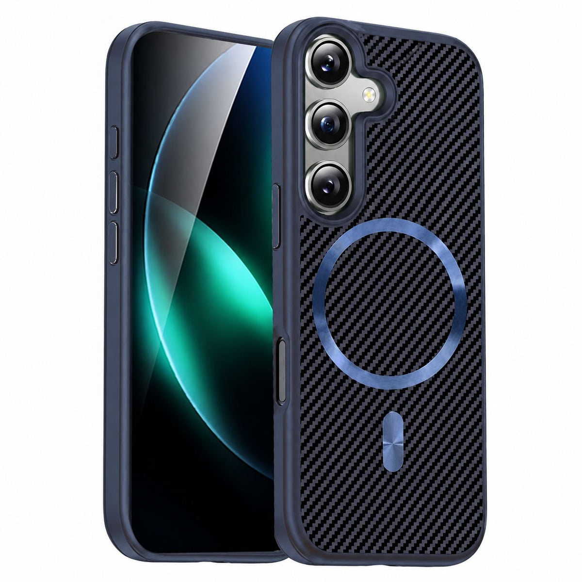 MagSafe Carbon Elite Case Samsung Galaxy A07 - Blue