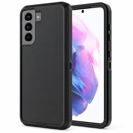Triple Protection Case for Samsung Galaxy S22 Plus - Black