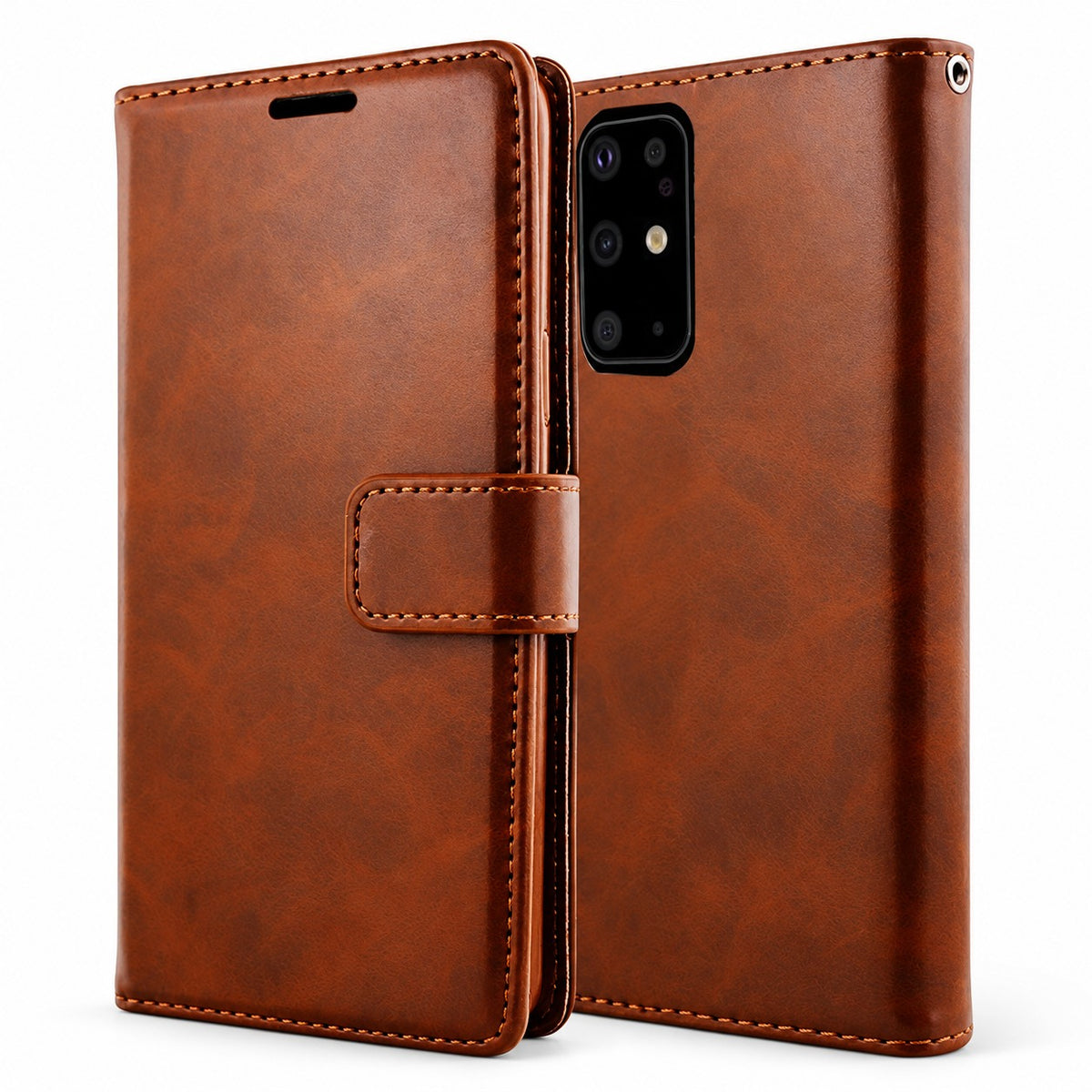 Photo ID Wallet for Samsung Galaxy S20 Ultra - Brown