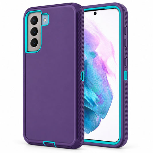 Triple Protection Case for Samsung Galaxy S22 Plus - Purple