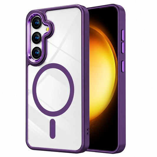 MagSafe Matt Ultra Hybd Case for Samsung Galaxy S25 Plus - Deep Purple